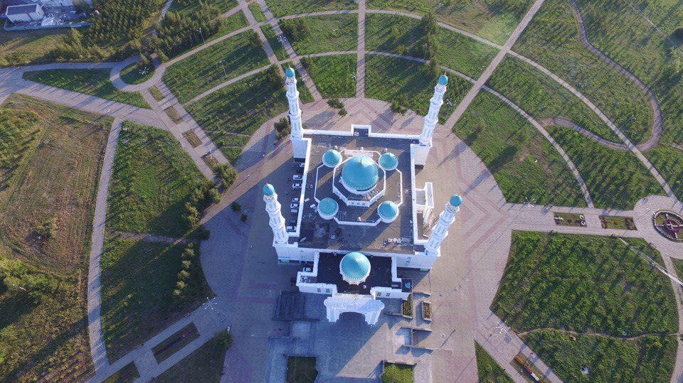 Kazakhstan. Karaganda. - My, Kazakhstan, League of Pikabushniki of Kazakhstan, Karaganda, Sunset, Quadcopter, Phantom, My