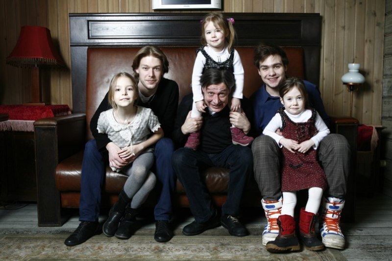 Famous fathers with their sons. Russian version. - , Parents and children, Celebrities, Longpost