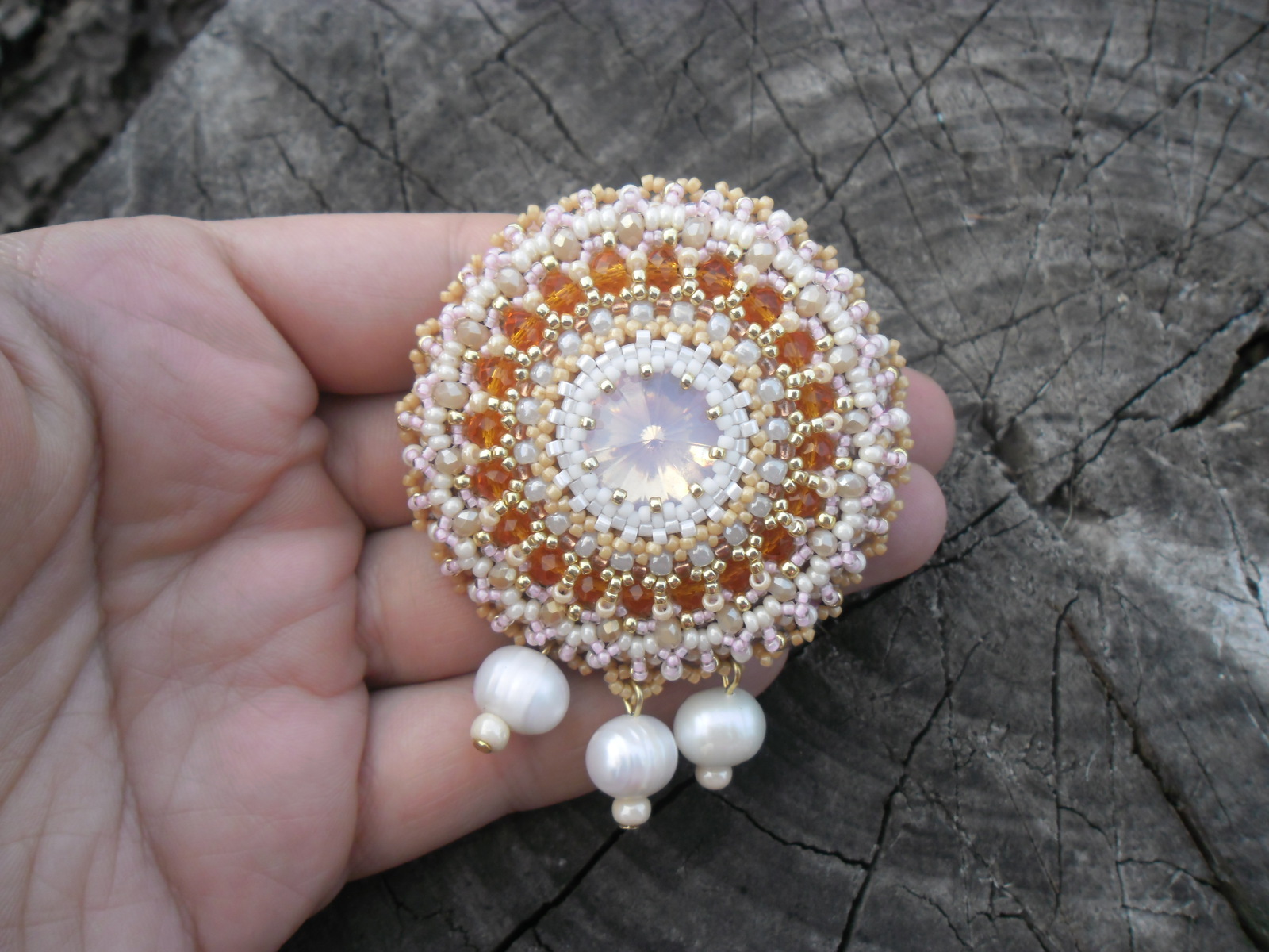 Volumetric brooches - My, Brooch, Hikupta