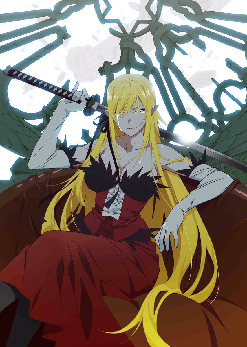 New poster for the feature film Kizumonogatari III. Reiketsu - Anime, Monogatari series, Kizumonogatari, Kiss-Shot Acerola-orion Heart-under-blade