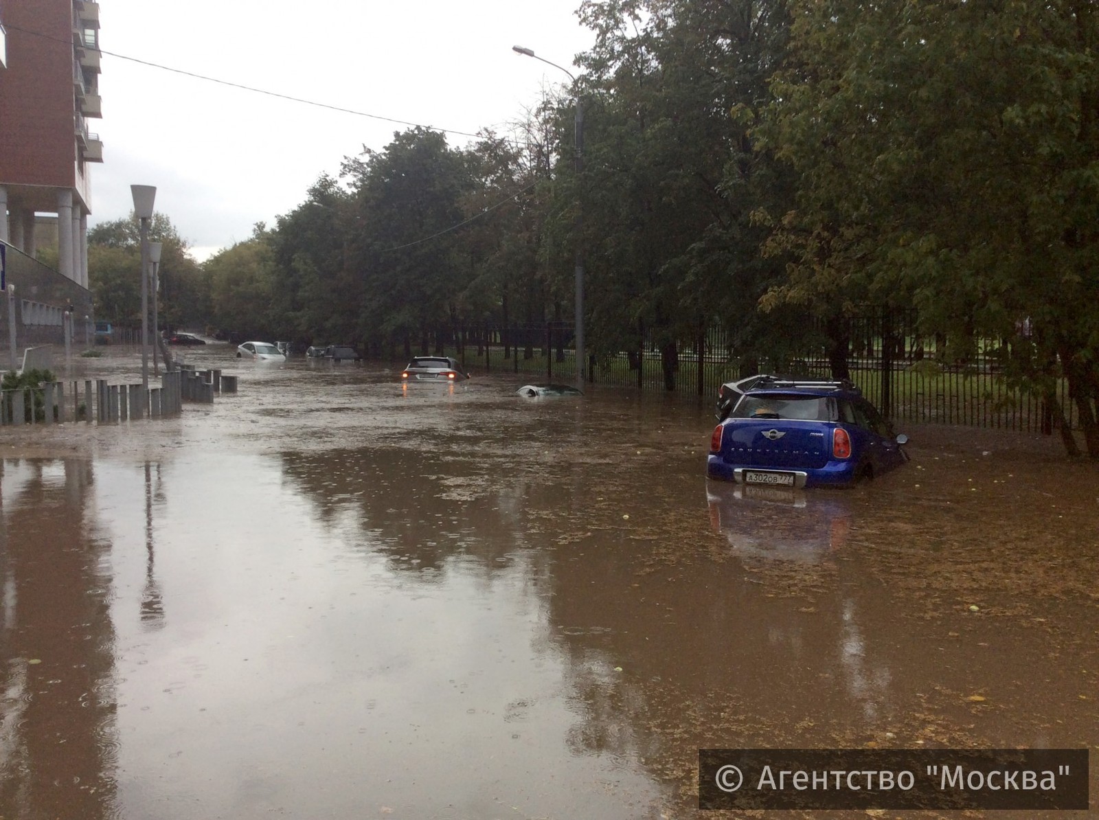 Очередная гроза в Москве... - Потоп, Москва, Длиннопост