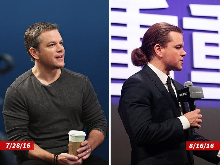 hairs - Matt Damon, Hair, Wig