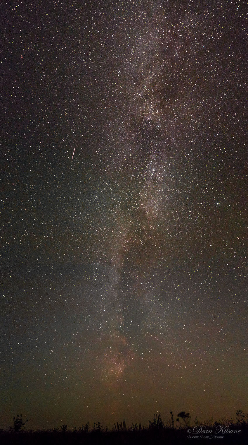 Panorama of the Milky Way near Penza - My, Stars, Milky Way, Penza, Sony, Photo