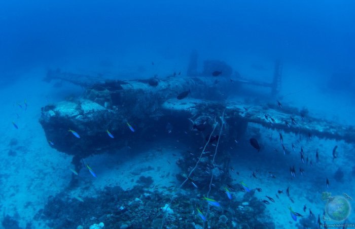 Underwater aircraft graveyard - Airplane, At the bottom, Sea, The Second World War, , , Longpost, Cemetery