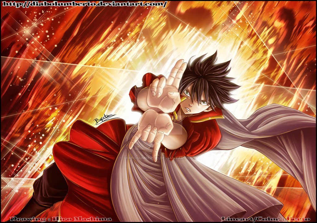 Art / Art - Art, Anime, Fairy Tail, Anime art, Longpost