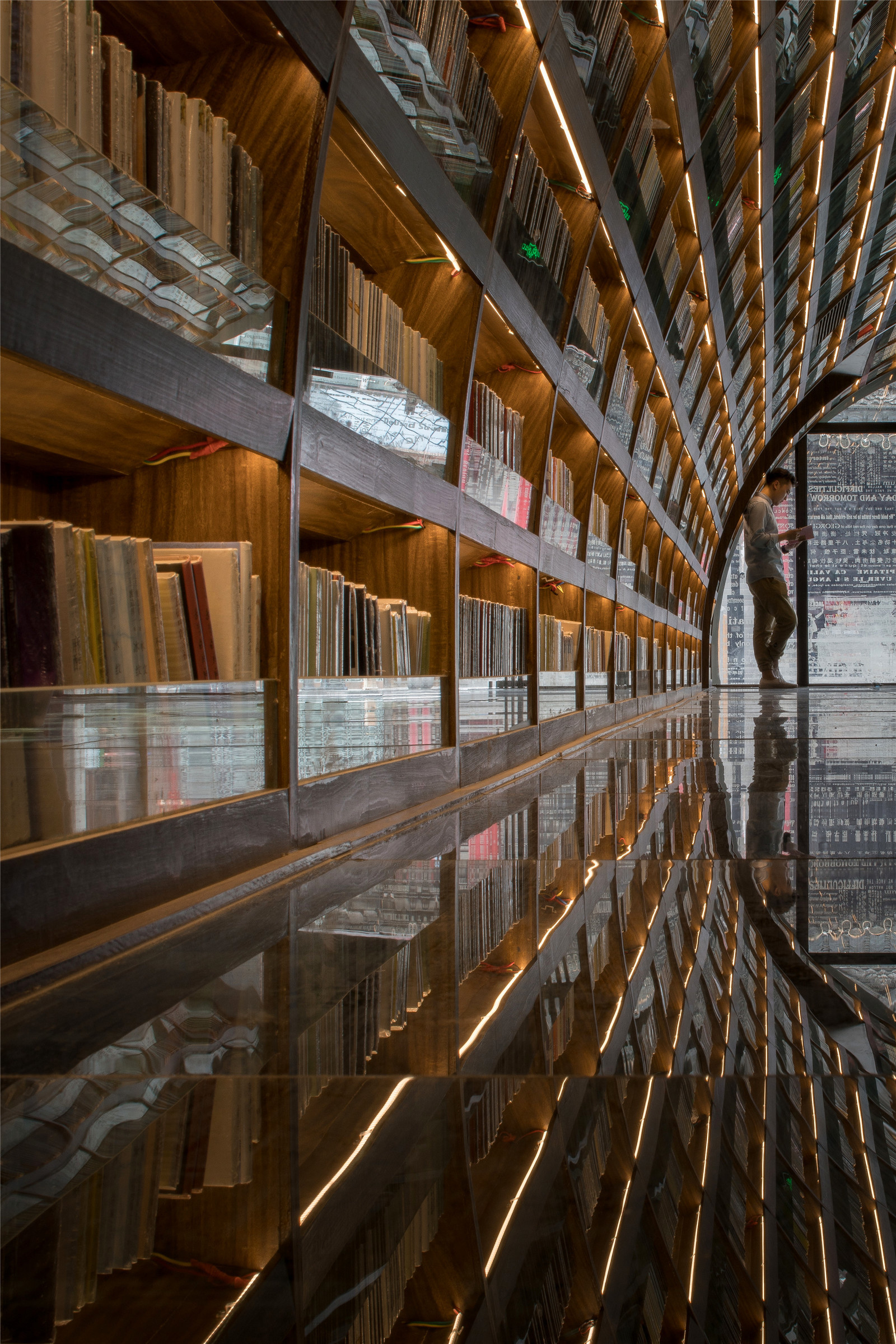 Just a bookstore in China - China, Book store, Library, Architecture, Design, Constructions, World of building, Building, Longpost