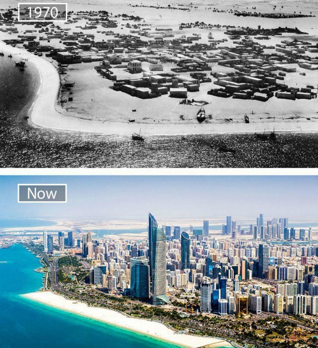 10 photos then and now showing the scale of development of large cities - World of building, Building, Constructions, Architecture, Engineer, Builders, Urban planning, Town, Longpost