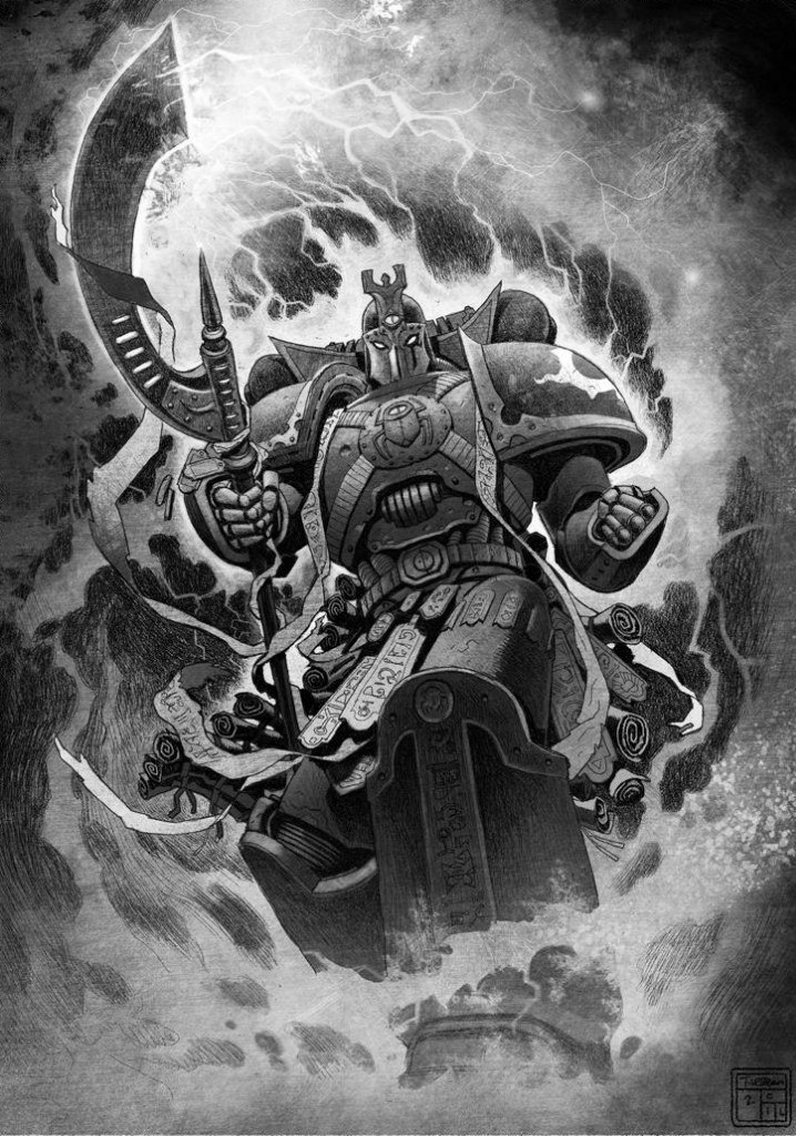 Иллюстрации к книгам по Ереси Хоруса (ч. 5). - Warhammer 30k, Темные ангелы, Thousand Sons, Space wolves, White Scars, Horus Heresy, Арт, Длиннопост