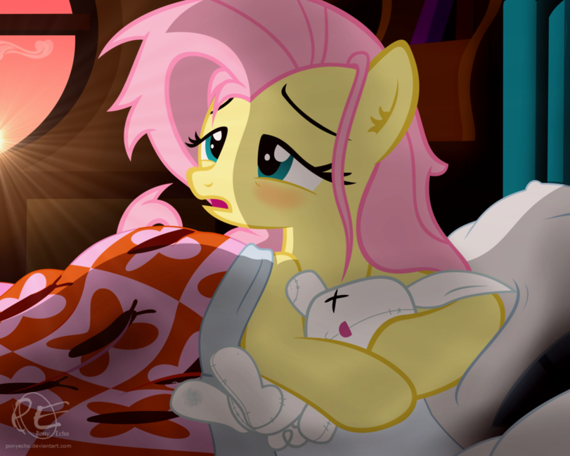 Good morning Sonya. - My little pony, Fluttershy, Morning, Pusya