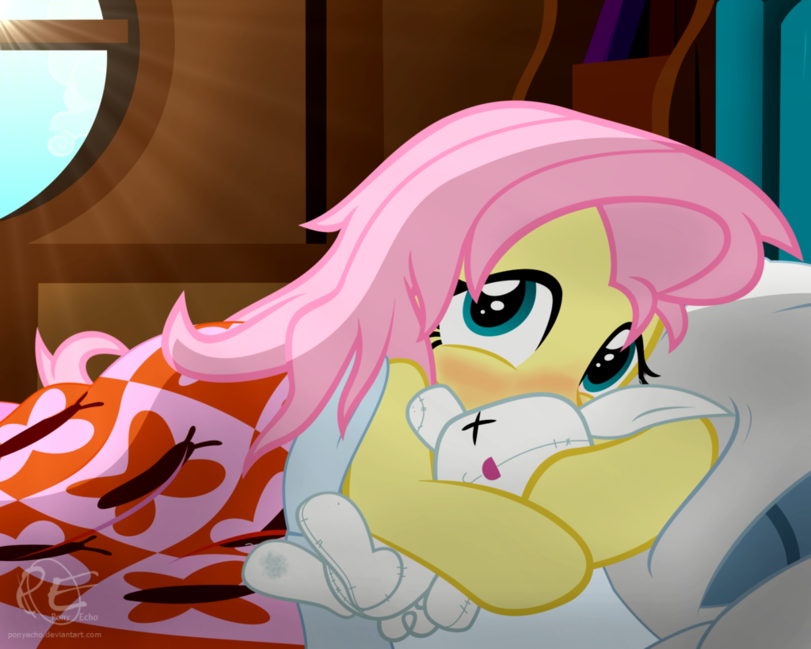 Good morning Sonya. - My little pony, Fluttershy, Morning, Pusya