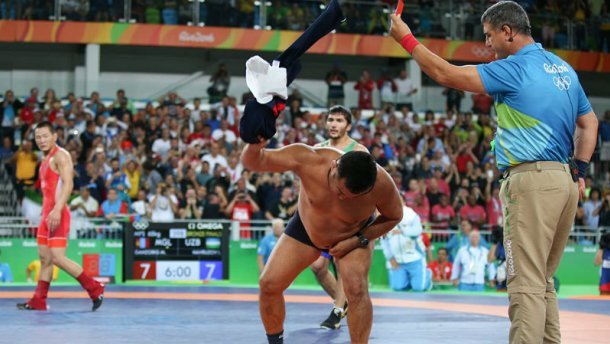 Naked protest at the Olympics - Olympiad, Rio de Janeiro, Sport, Fight, Тренер, Mongolia, Protest