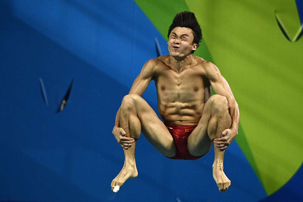 Olympics: do not hit the water with your face)) - , Longpost, Diving, Olympiad