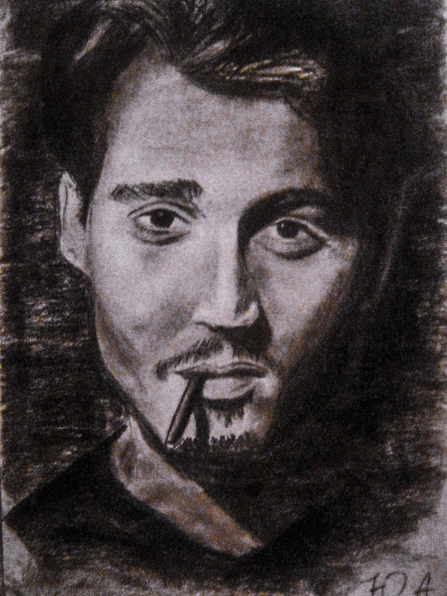 Johnny Depp. Pastel. - My, Johnny Depp, Pastel