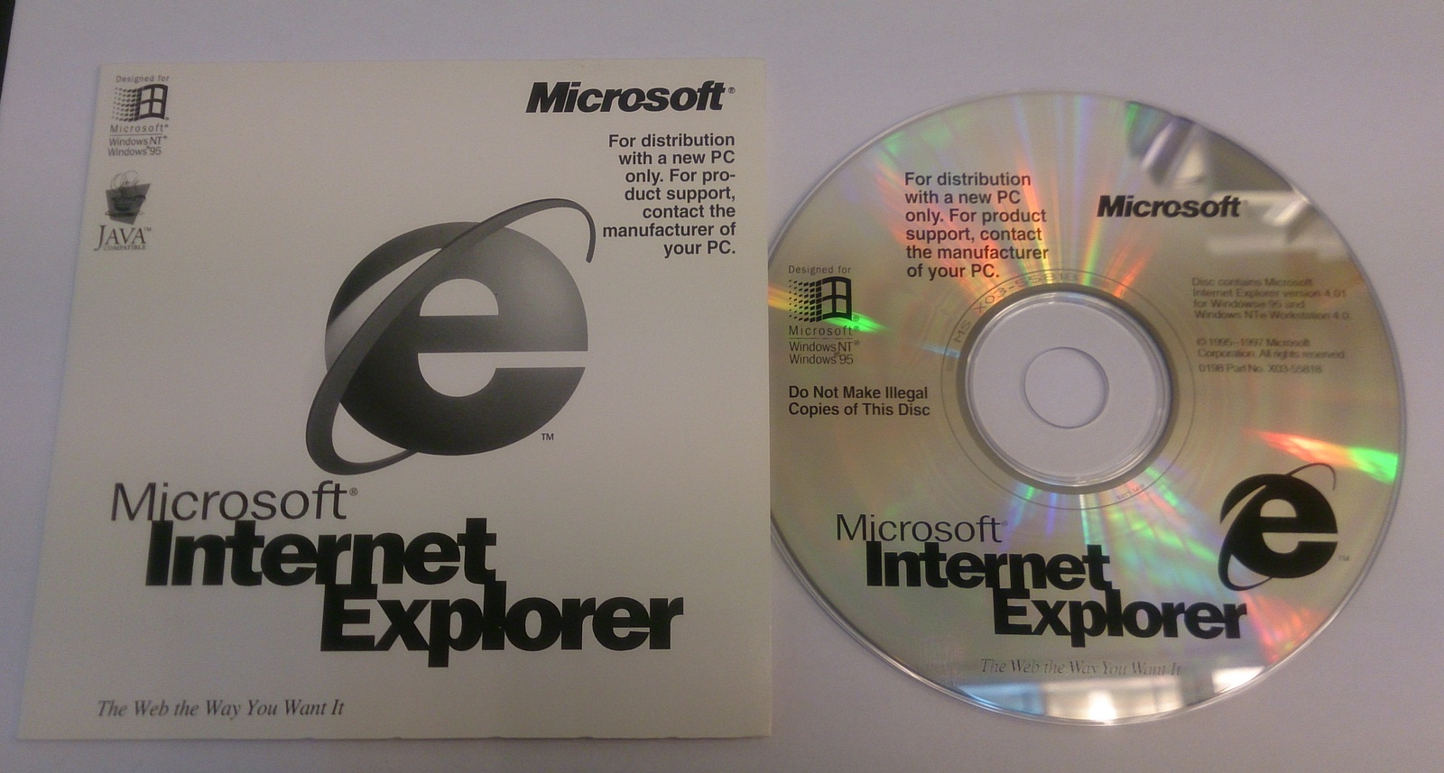 Internet Explorer 4.0 на диске - Моё, Internet Explorer, Сисадмин, Диски