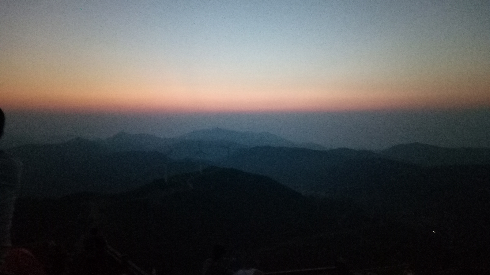 Mountains in Zhejiang province, China - My, China, The mountains, Windmill, Tea, Wind generator