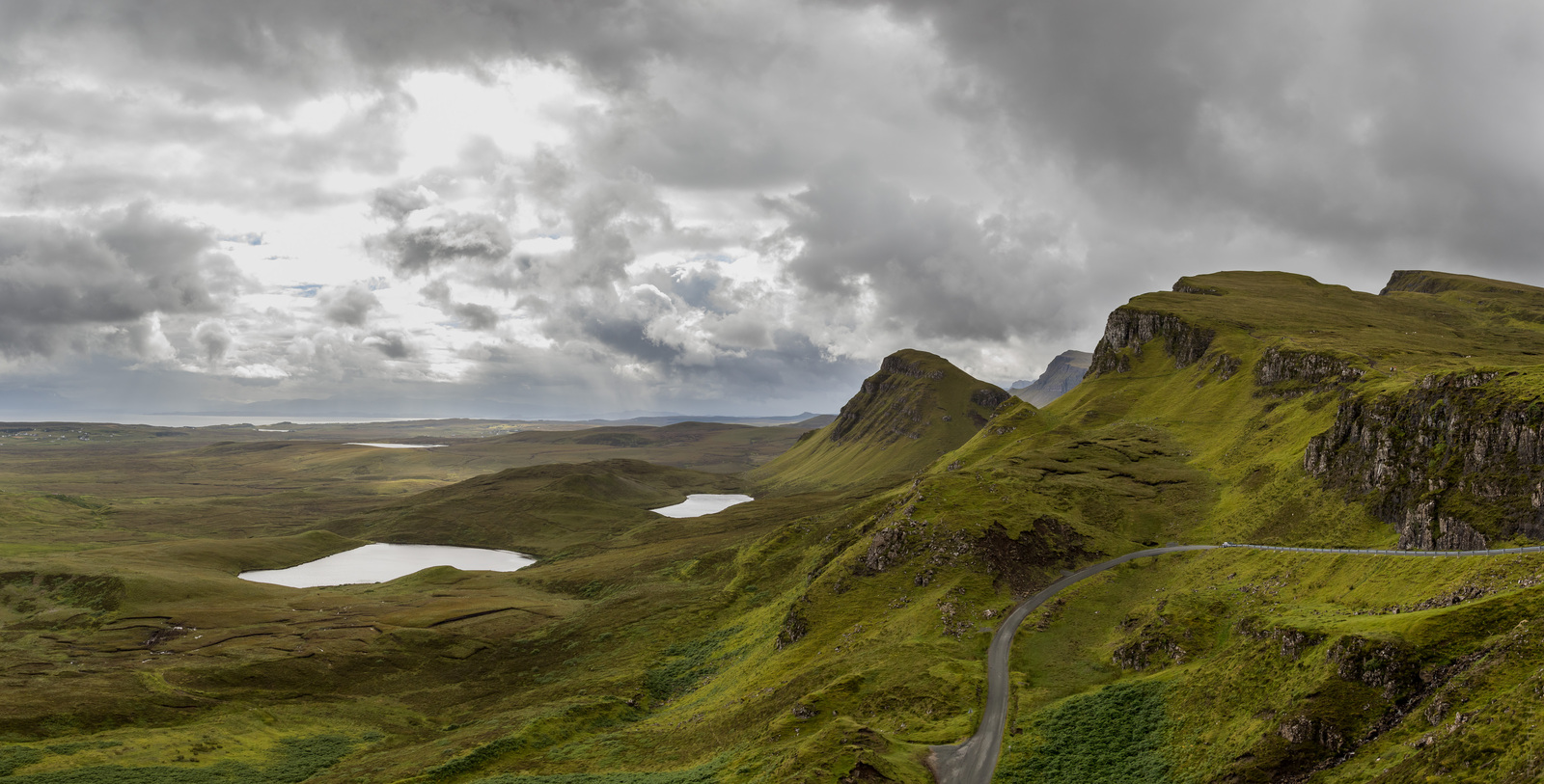 Cuith-Raing, Isle of Skye, Scotland - My, Photo, Панорама, Scotland, Sky, Canon