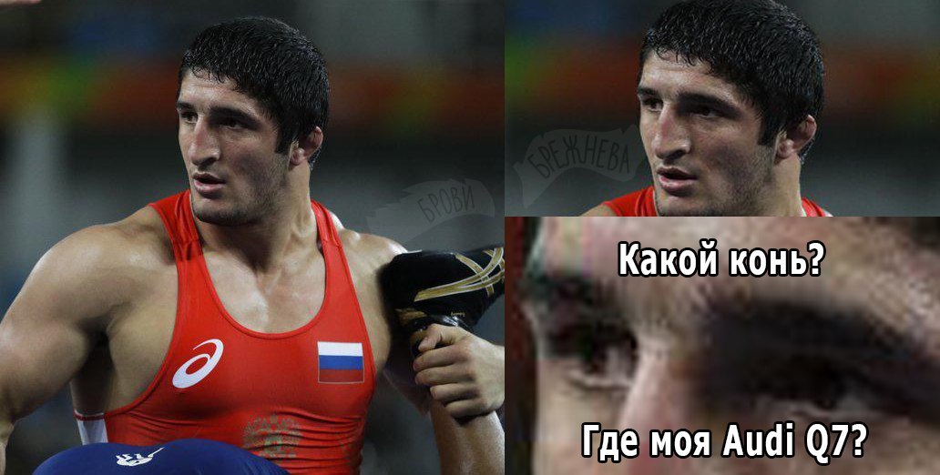 Media: The head of Dagestan will give wrestler Sadulayev a horse for victory at the Olympic Games - news, Humor, Brezhnev's eyebrows, Olympiad