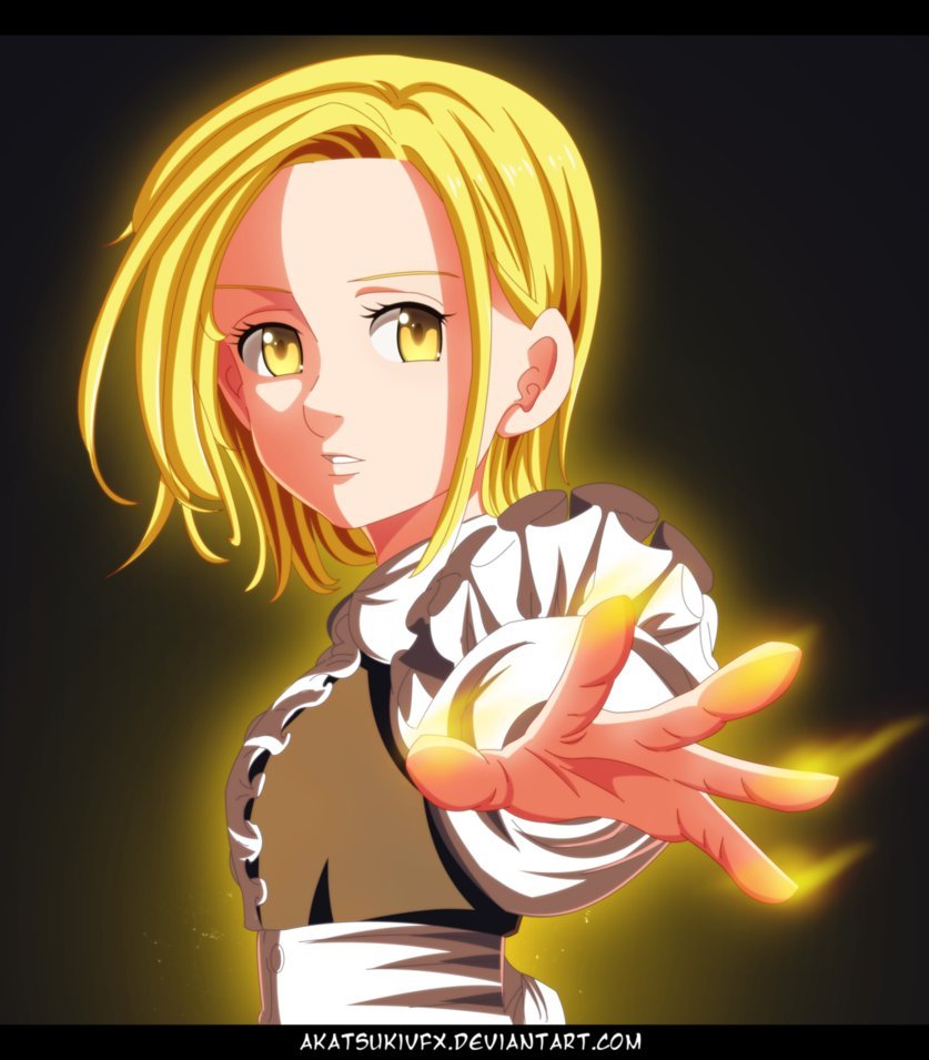 Art / Art - Anime, Art, Ban, Longpost, Nanatsu No taizai, Elaine