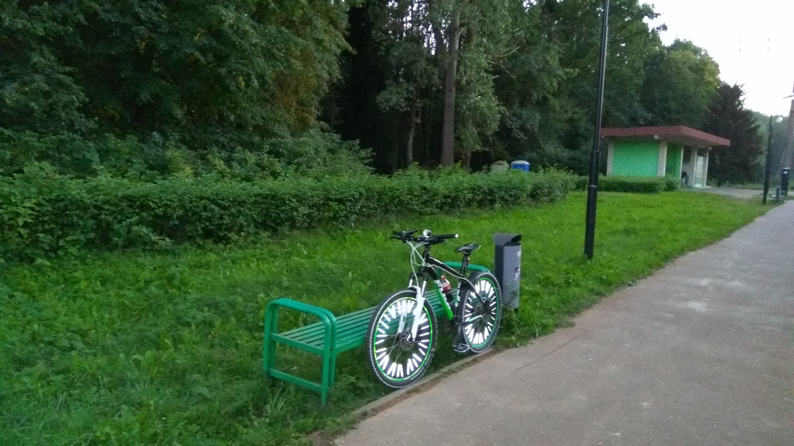 Green bike in a green country - My, Republic of Belarus, A bike