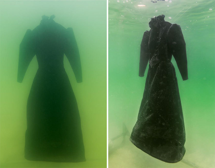 What happens to a dress if you put it in the Dead Sea for two years? - Photo, Longpost, The dress, Salt, Dead Sea, Crystals