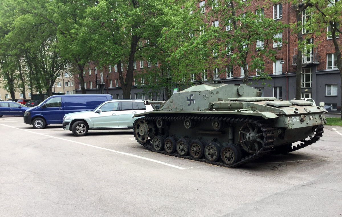 I don't care, I park where I want. - Parking, Tanks