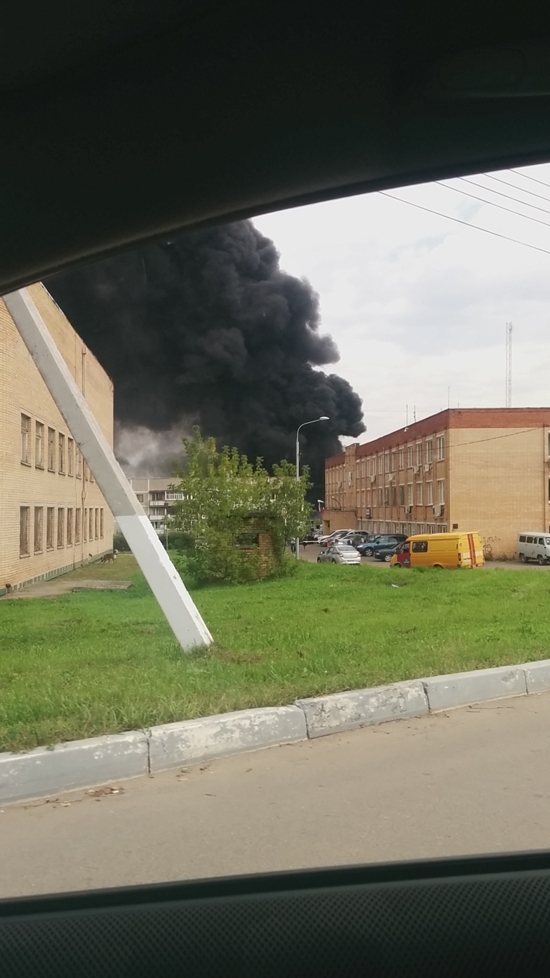 Тушение пожара вертолетами в Шишкином лесу, Новая Москва, 23-08-16 - Моё, Пожар, Вертолет, Москва, Длиннопост