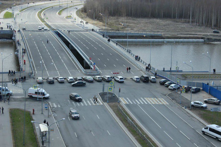 А царь-то ненастоящий! - Моё, Мост Кадырова, Санкт-Петербург, Юго-Запад, Мост, Опровержение, Ложь, Длиннопост