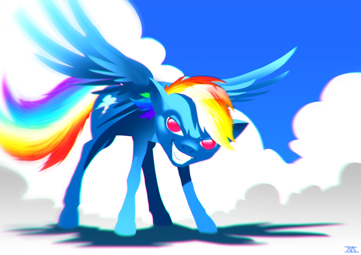 MLP art - My little pony, Fluttershy, , Rainbow dash, Princess luna, Longpost, 