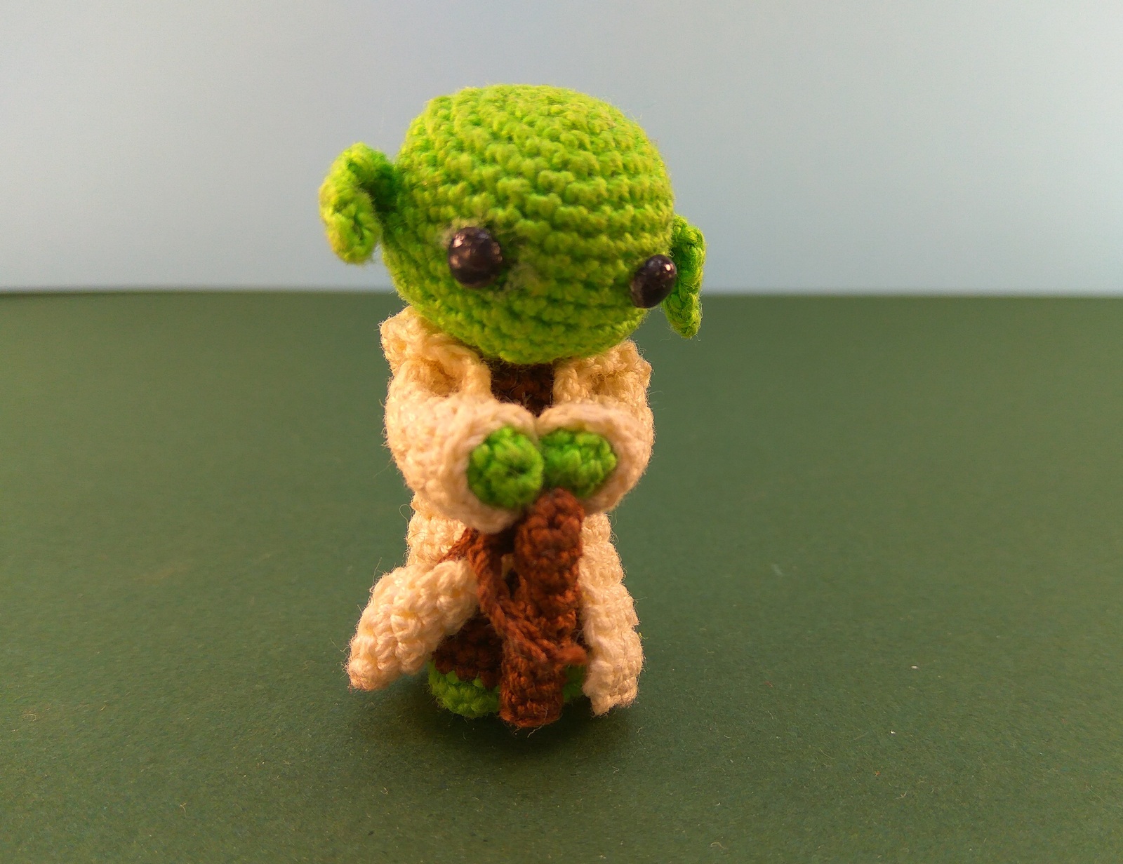 Amigurumi - Master Yoda - My, Amigurumi, Knitting, Needlework, Friday tag is mine, , Yoda, Longpost, Hobby