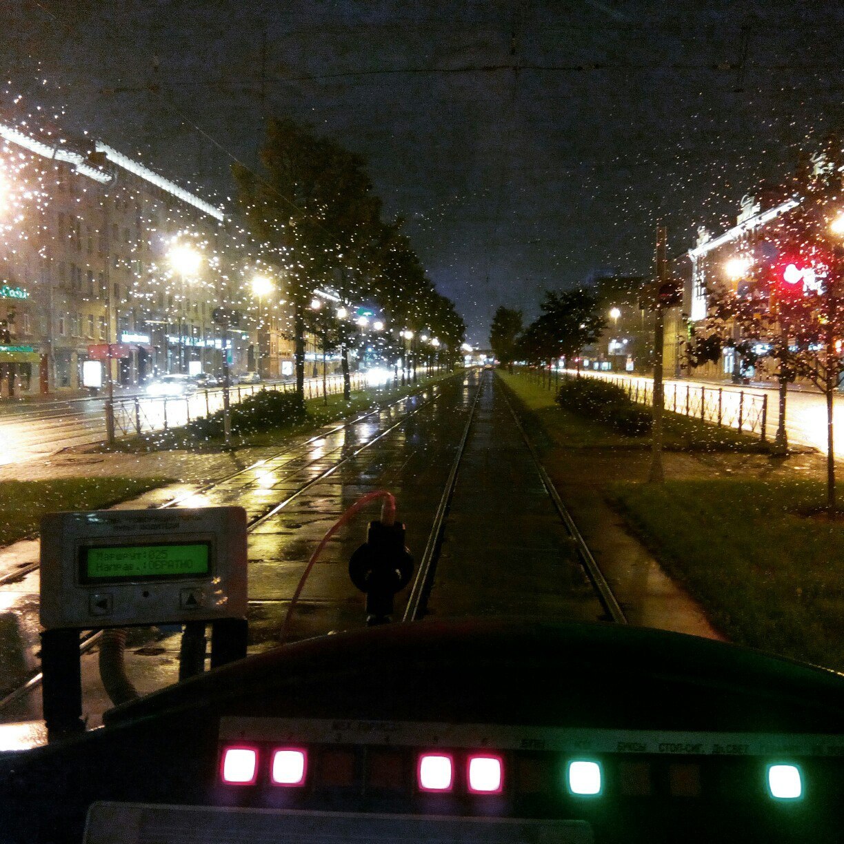 Sleep? And we ride. - My, Tram, Saint Petersburg, Morning