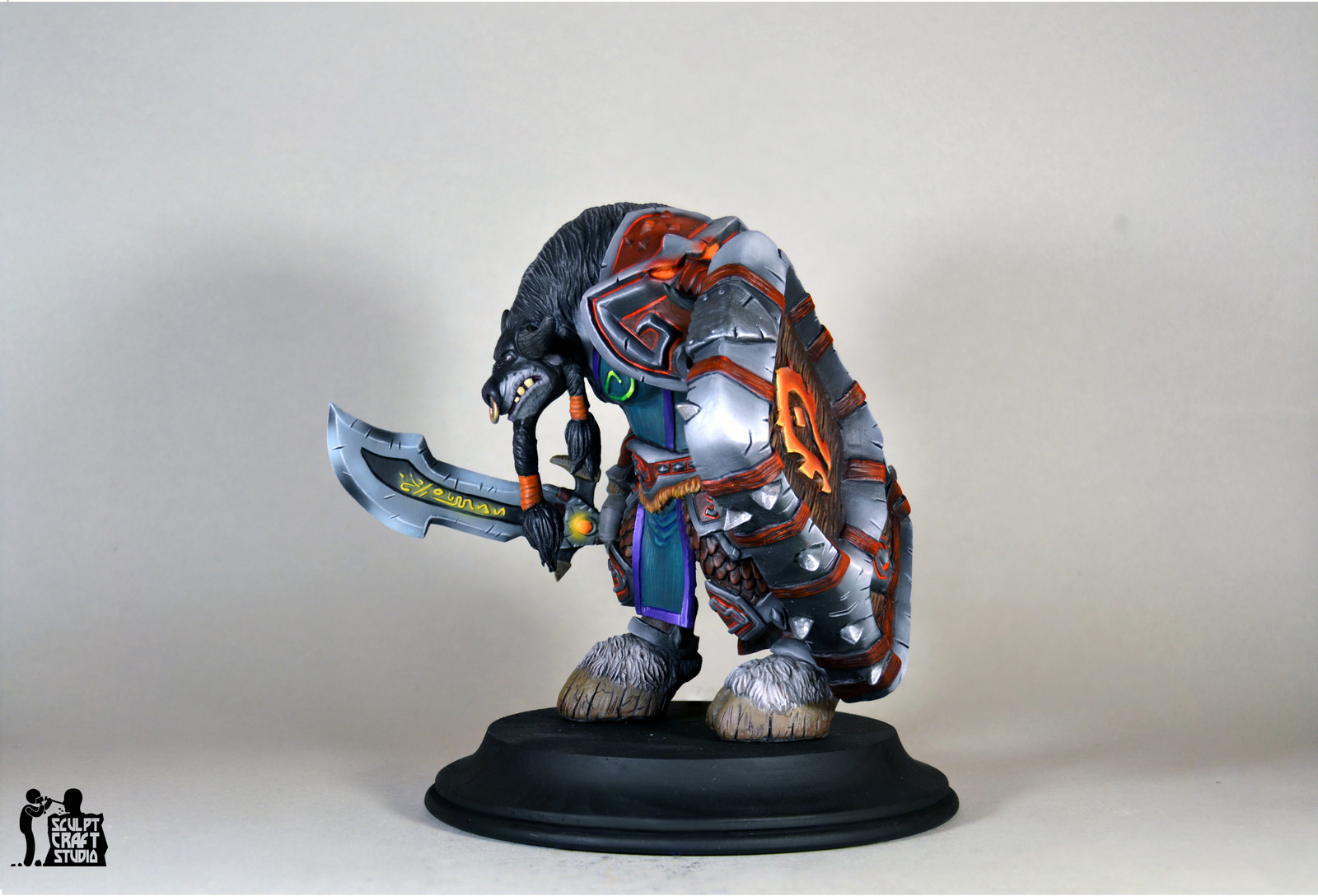 Tauren figurine based on WoW (part 2) - My, Longpost, Wow, Warcraft, Figurine, Creation, Polymer clay, Hobby, Friday tag is mine, Figurines