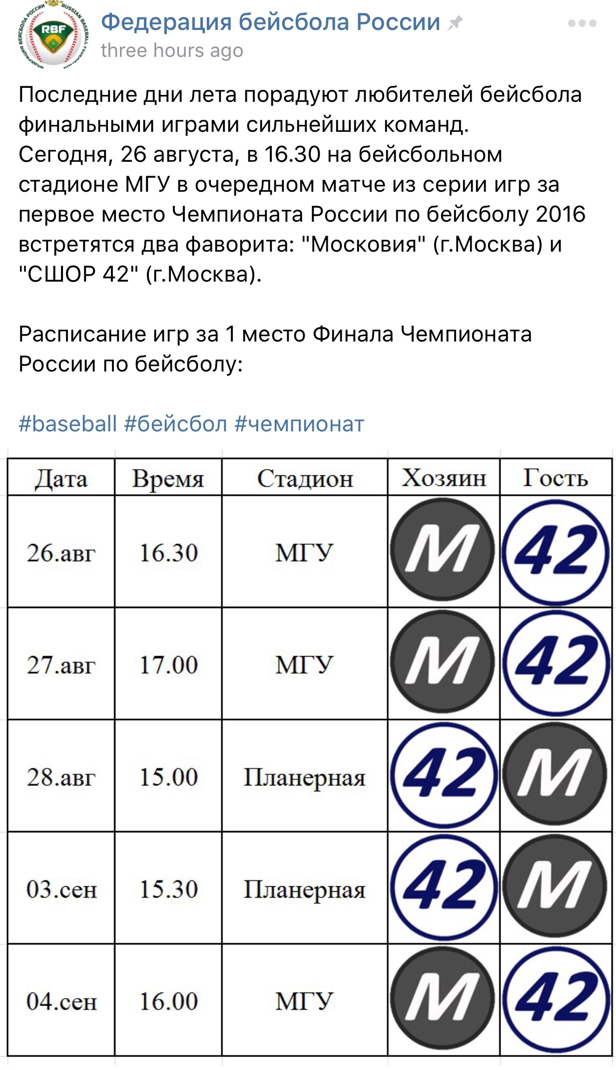 Watch baseball in Moscow. - Baseball, Baseball, Russian championship, The final, Sport, Moscow, Is free