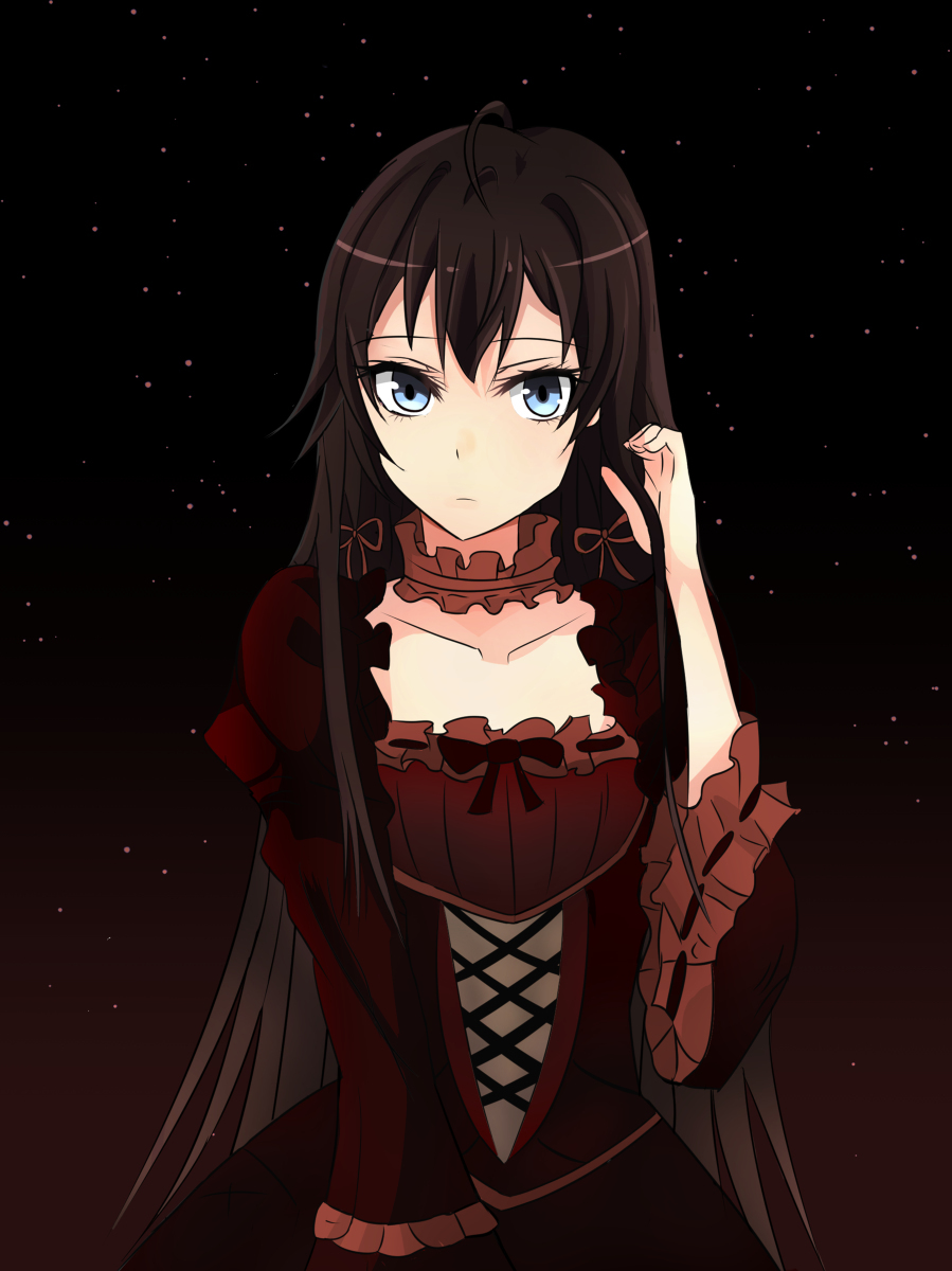 Gothic Yukino - Anime art, Anime, Oregairu, Yukino Yukinoshita