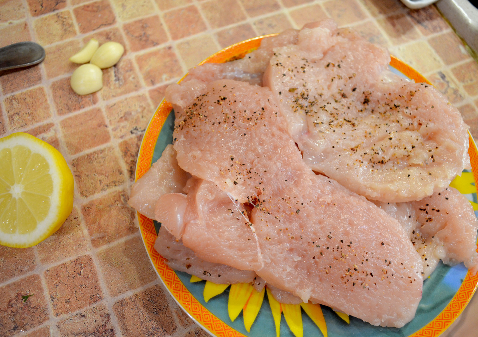 Chicken breasts with feta cheese and tomato sauce (part 1) - My, Longpost, Food, Photorecept, Recipe, Preparation