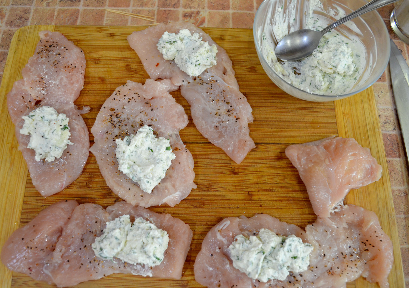 Chicken breasts with feta cheese and tomato sauce (part 1) - My, Longpost, Food, Photorecept, Recipe, Preparation