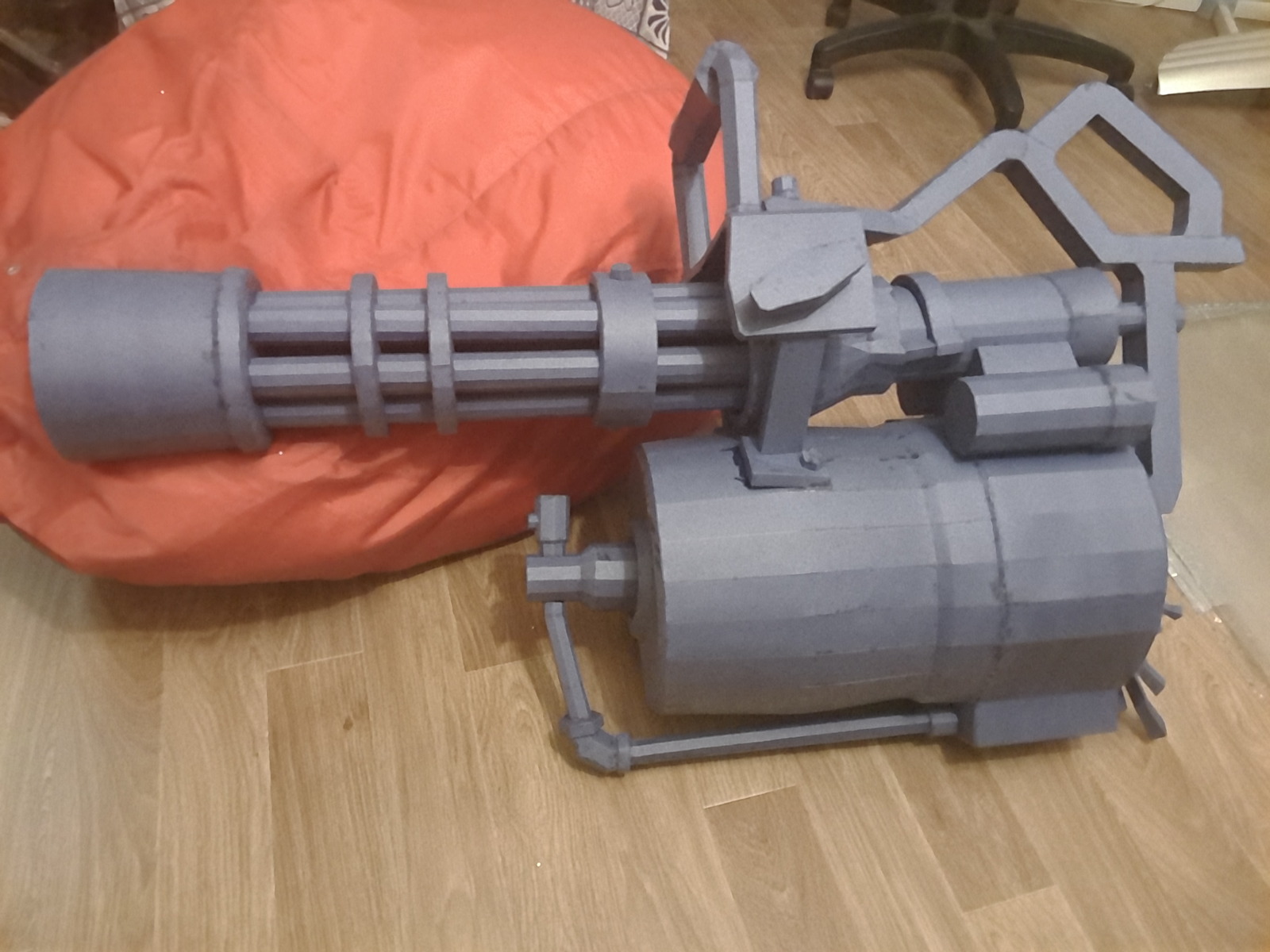 Minigun - My, Minigun, Models, Paper, Hobby, Longpost