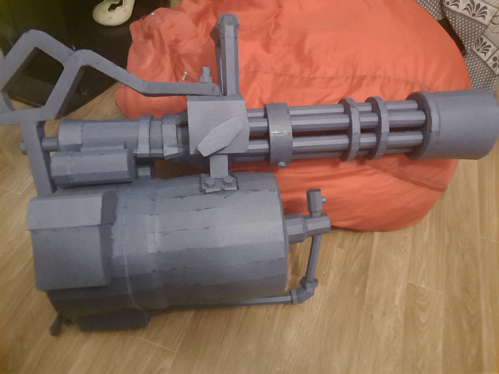 Minigun - My, Minigun, Models, Paper, Hobby, Longpost