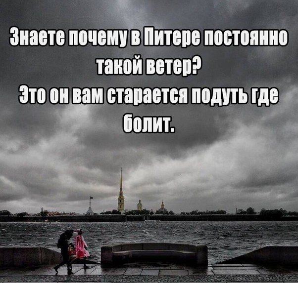 There is no bad weather... - Saint Petersburg, Wind, Pain, Joke, Joke, Humor