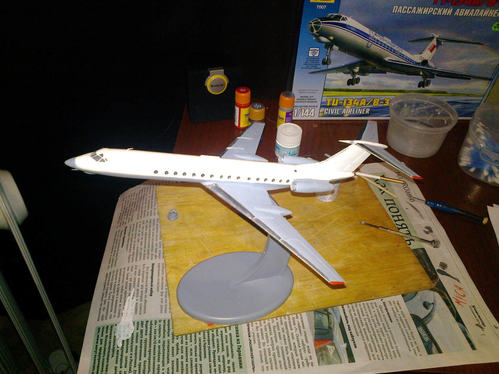 My little hobby - My, Models, Aviation, Boeing, Longpost, Tu-134, Boeing 787 Dreamliner, Tu-154