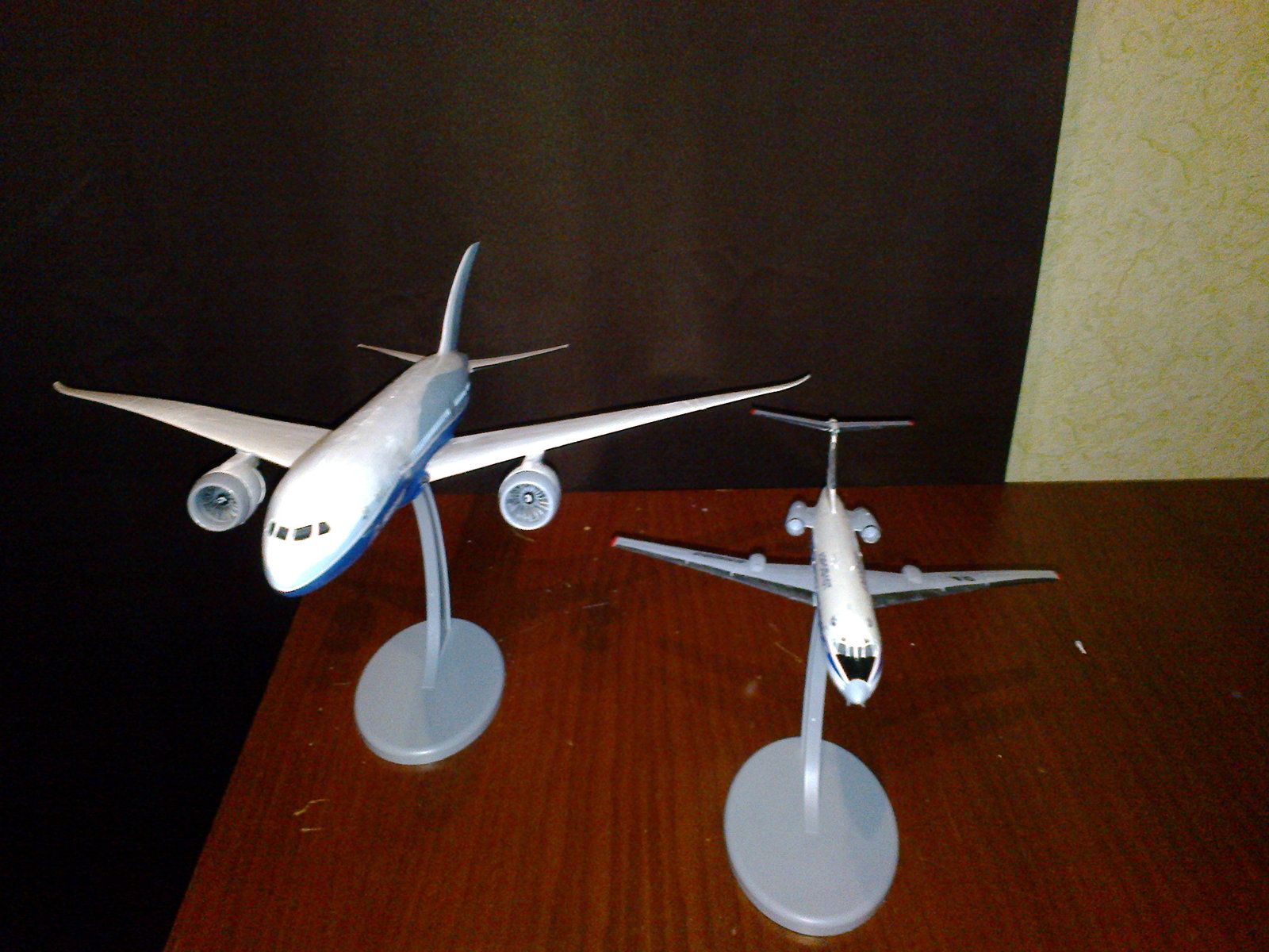 My little hobby - My, Models, Aviation, Boeing, Longpost, Tu-134, Boeing 787 Dreamliner, Tu-154