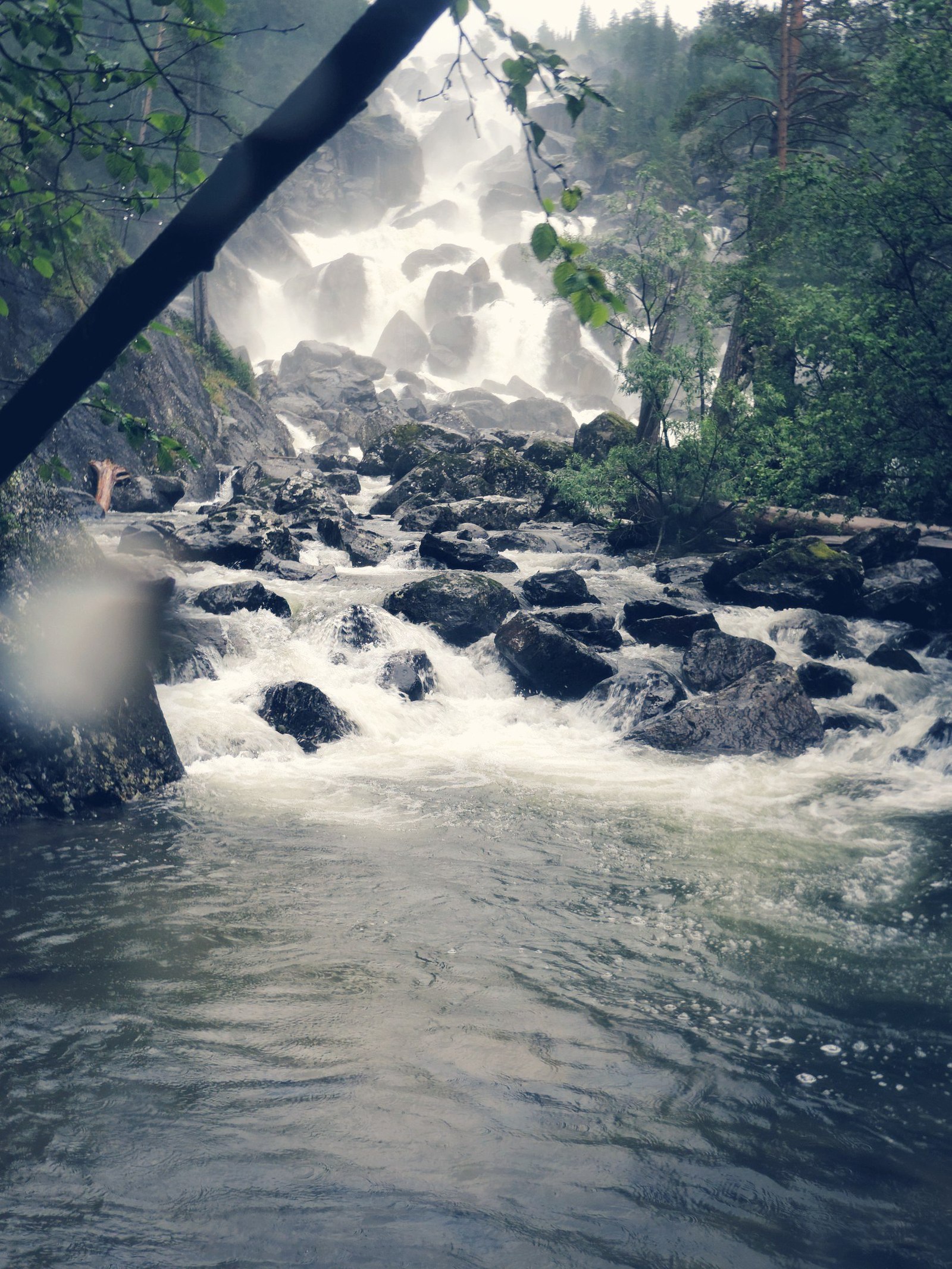 Big Chulchinsky waterfall (Uchar) - My, Russia, Photo, beauty, Nature, Altai, The mountains, Waterfall, The nature of Russia, Altai Republic