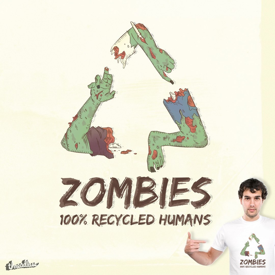 100% Recycled - Zombie, Processing, Ecosphere, Print