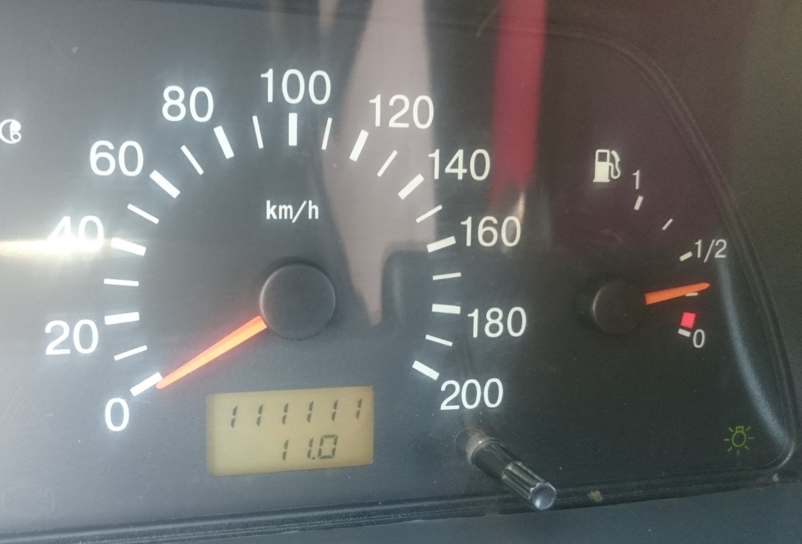 The perfectionist in me died, and the fart burned out. - My, Odometer, , Is burning, VAZ-2110