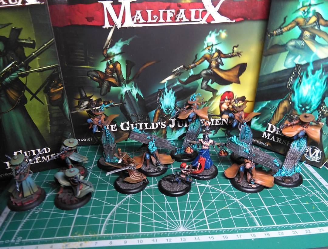 Gang for Malifaux - My, Miniature, Malifaux, Painting, Toy soldiers, Wargame, Longpost