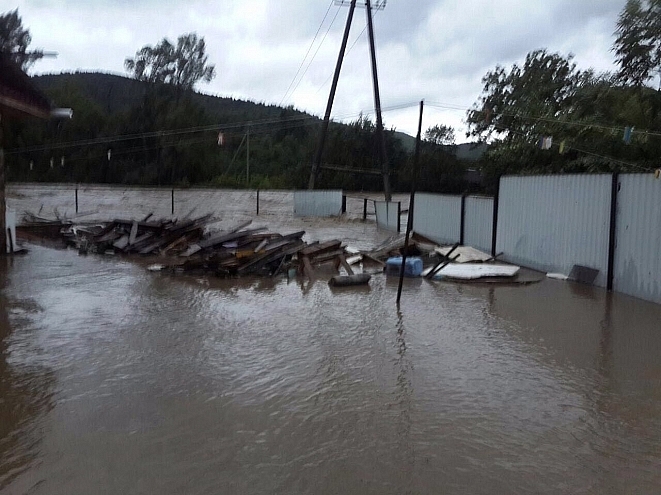 Meanwhile in Primorye... cars and houses are sinking - Russia, Primorsky Krai, Weather, Bad weather, Emergency, Потоп, Longpost