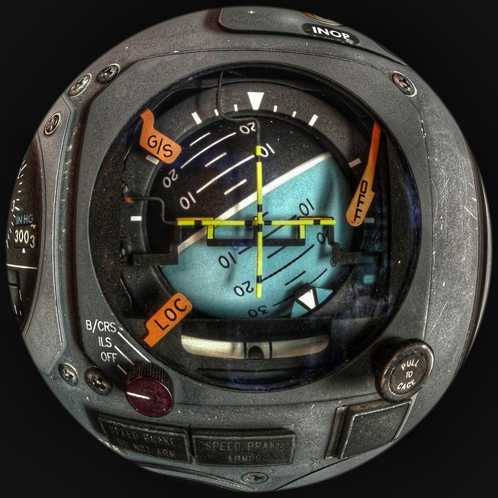 The horizon is littered) - My, attitude indicator, 