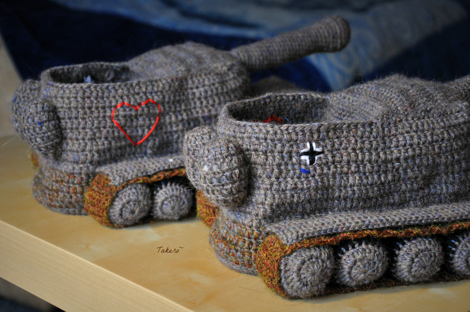 Tank slippers in the studio! - My, World of tanks, Needlework, Crochet, Slippers, Longpost