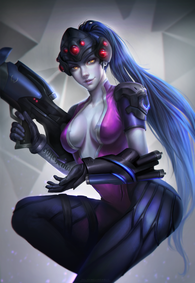 Widowmaker - Blizzard, , Widowmaker, Art, Overwatch