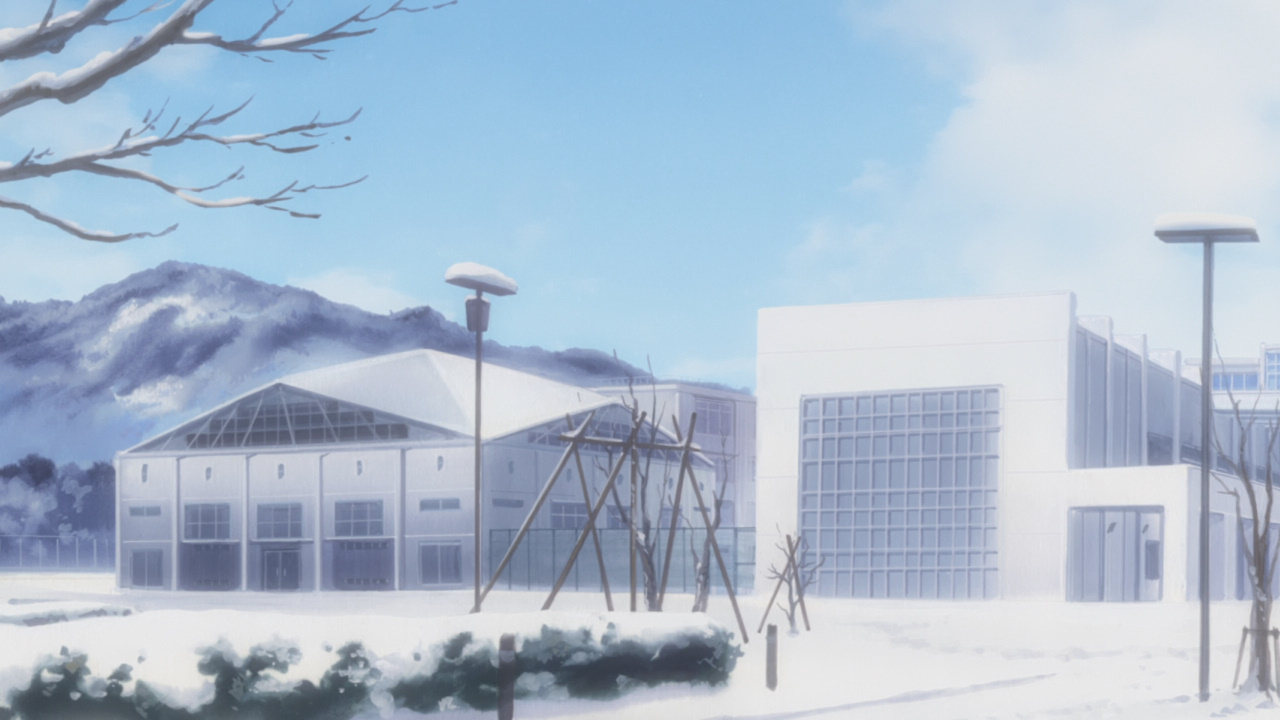 Winter morning screenshots from Kanon (anime) - Kanon, Anime, Screenshot, Winter, Longpost