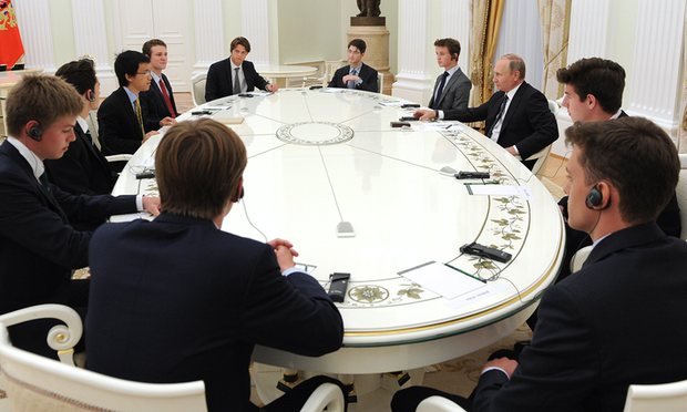 About a week ago, Russian President Vladimir Putin held a two-hour conversation in Moscow with students at the British Eton College. - news, Vladimir Putin, Great Britain, Students, Longpost, Politics